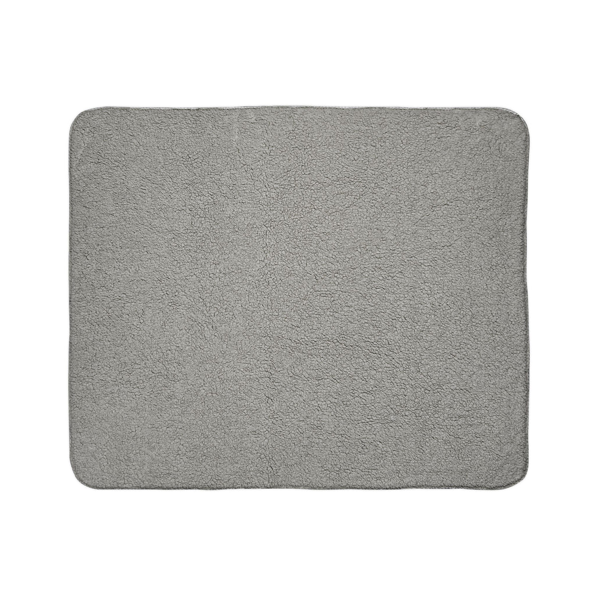 Sunset Meadow Sherpa Blanket — Cozy Fleece Throw with Nature Silhouette