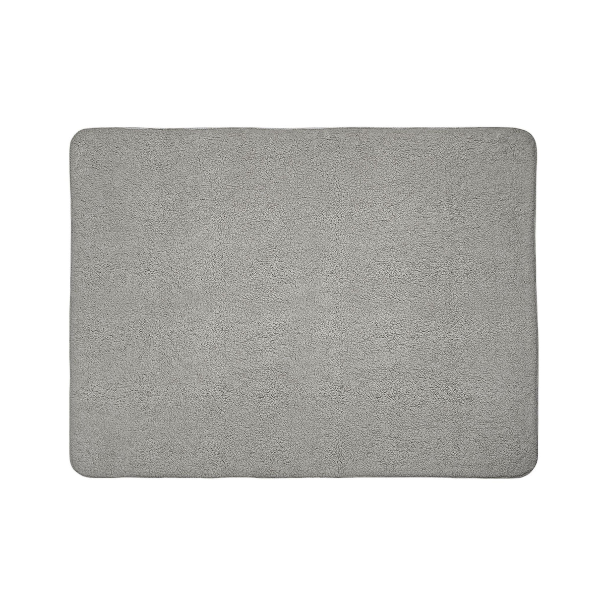 Sunset Meadow Sherpa Blanket — Cozy Fleece Throw with Nature Silhouette