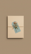 Matte Journal with Handwritten Tag
