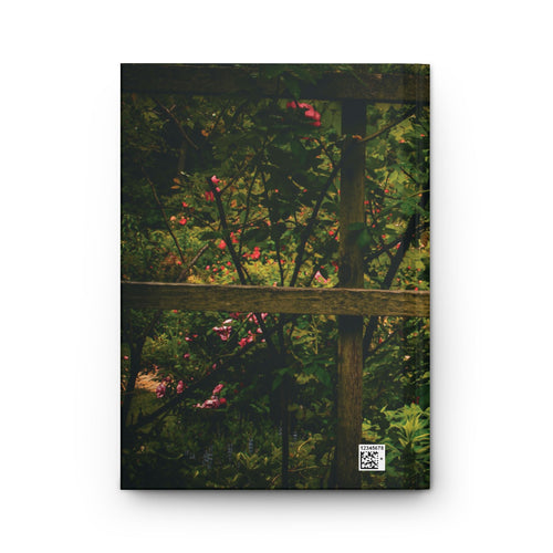Garden Trellis Hardcover Journal – Floral Cottage Notebook for Nature Lovers